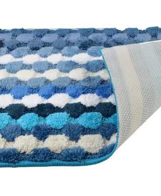 ZAC Dywanik Łazienkowy 40x60cm paski turkus