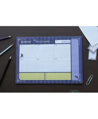 Wednesday Raven - planer tygodniowy A4