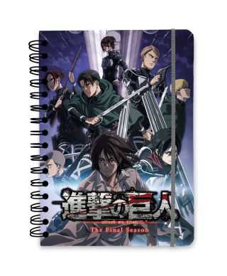 Attack On Titan - notes A5 kołozeszyt