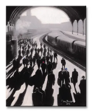 Obraz na płótnie - Victoria Station, London - 1934