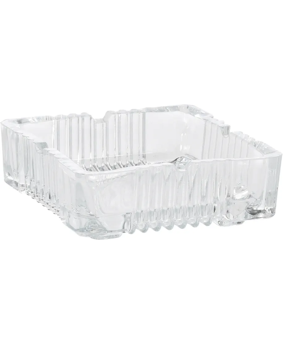 POPIELNICZKA SZKLANA 10X10XH3,5CM