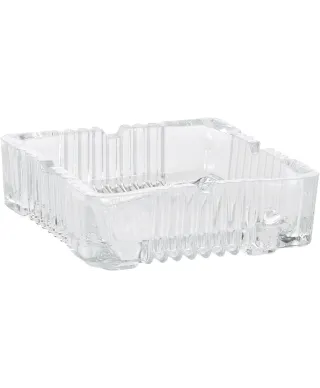 POPIELNICZKA SZKLANA 10X10XH3,5CM