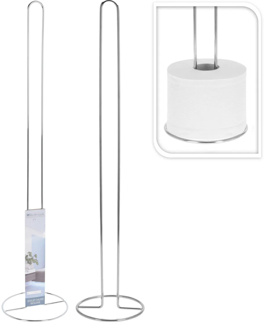 STOJAK NA PAPIER TOALETOWY CHROM