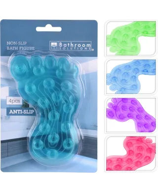 ANTYPOŚLIZGOWE STOPKI DO KĄPIELI 4 SZT.