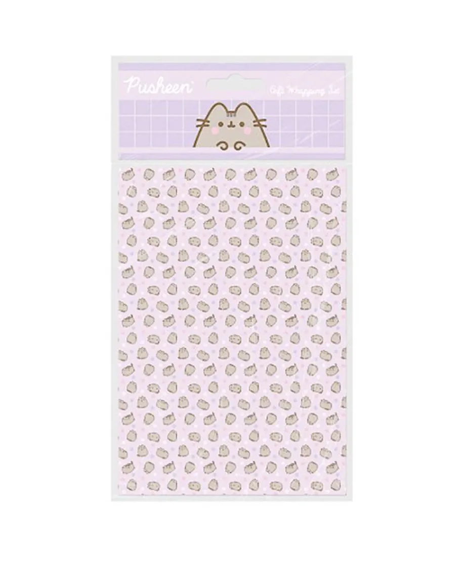 Pusheen Pink - papier do pakowania