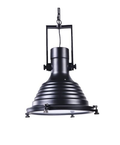 LAMPA WISZĄCA INDUSTRIALNA LOFT CZARNA BOTTI