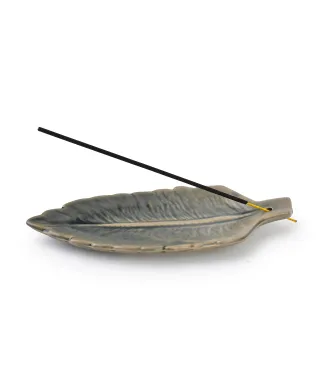 Podstawka pod kadzidło LIŚĆ 20x8x1,5cm