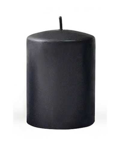 Świeca CLASSIC CANDLES Walec mały 7xh10cm parafinowa czarna