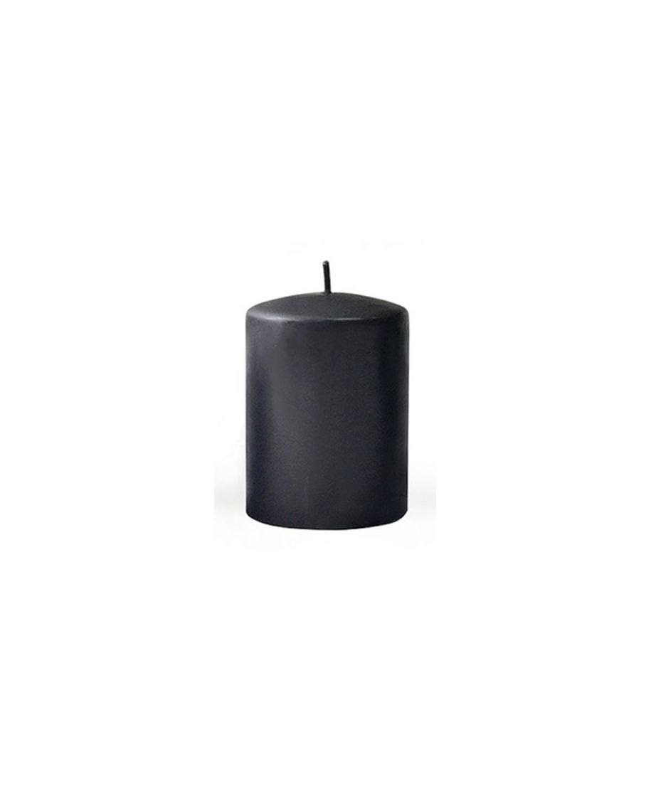 Świeca CLASSIC CANDLES Walec mały 7xh10cm parafinowa czarna