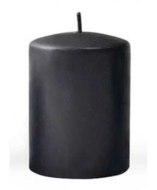 Świeca CLASSIC CANDLES Walec mały 7xh10cm parafinowa czarna