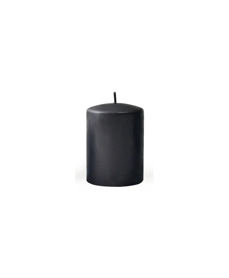 Świeca CLASSIC CANDLES Walec duży 7x17,5cm parafinowa czarna