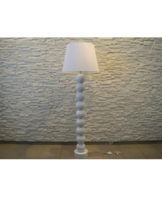 Lampa podłogowa - Dziewięć Pereł Biała  55x170cm