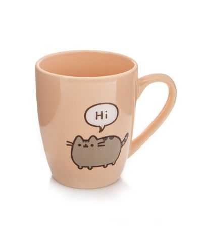 Pusheen says Hi - kubek do latte