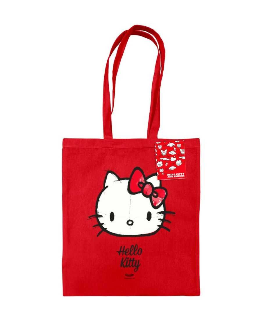 Hello Kitty Drawn - torba bawełniana