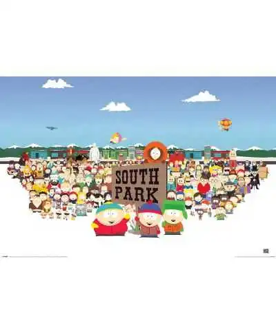 South Park Characters - plakat