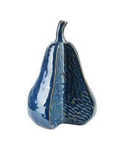 SAGGIO PEAR Figura 13,5x12x21cm granatowa