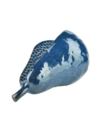 SAGGIO PEAR Figura 13,5x12x21cm granatowa