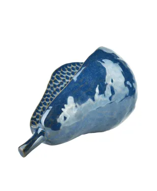 SAGGIO PEAR Figura 13,5x12x21cm granatowa