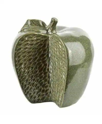 SAGGIO APPLE Figura 17x9x17cm zielona
