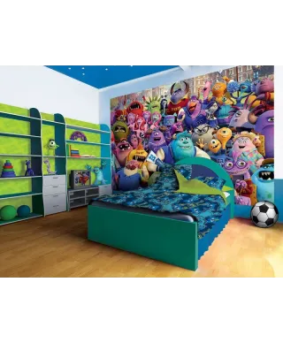 Fototapeta dla Dzieci - Uniwersytet Potworny, Obsada - 368x254cm