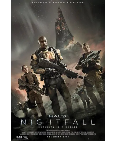 Halo Nightfall Key Art - plakat