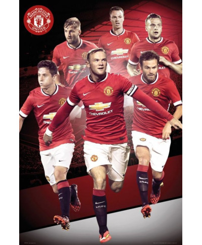 Manchester United Zawodnicy 14/15 - plakat
