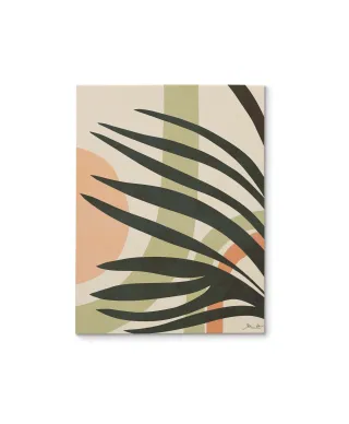 Earthy Tropical Foliage IV - obraz na płótnie