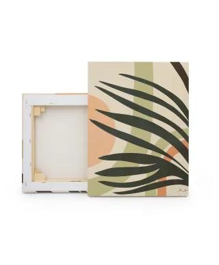 Earthy Tropical Foliage IV - obraz na płótnie