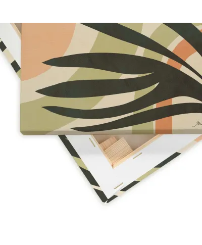 Earthy Tropical Foliage IV - obraz na płótnie