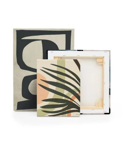 Earthy Tropical Foliage IV - obraz na płótnie