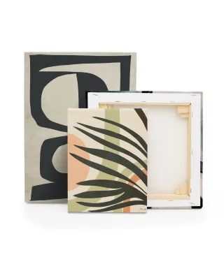 Earthy Tropical Foliage IV - obraz na płótnie