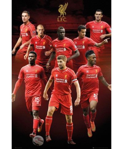 Liverpool Zawodnicy 14/15 - plakat