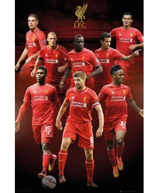 Liverpool Zawodnicy 14/15 - plakat