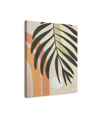 Earthy Tropical Foliage III - obraz na płótnie