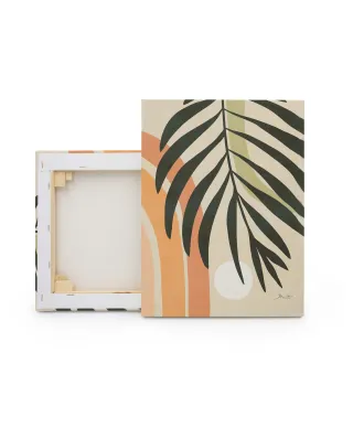 Earthy Tropical Foliage III - obraz na płótnie