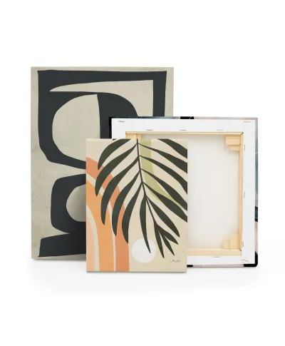 Earthy Tropical Foliage III - obraz na płótnie