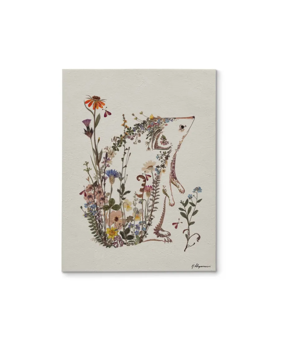 Cottage Garden Hedgehog - obraz na płótnie