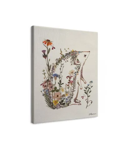 Cottage Garden Hedgehog - obraz na płótnie