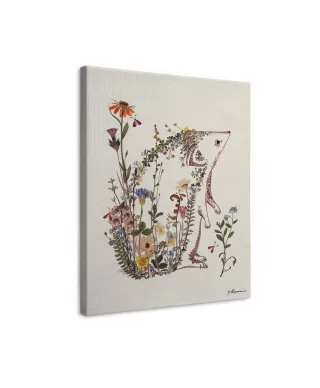 Cottage Garden Hedgehog - obraz na płótnie