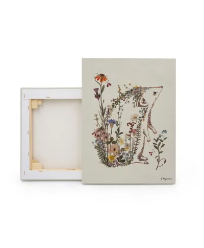 Cottage Garden Hedgehog - obraz na płótnie