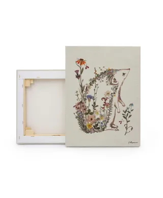 Cottage Garden Hedgehog - obraz na płótnie