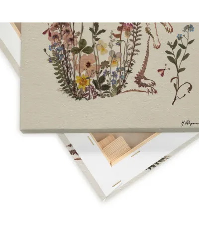 Cottage Garden Hedgehog - obraz na płótnie