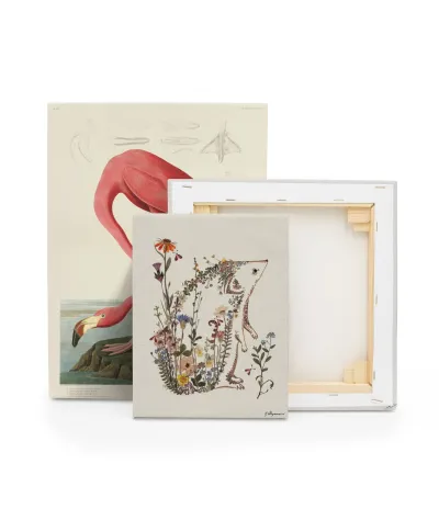 Cottage Garden Hedgehog - obraz na płótnie