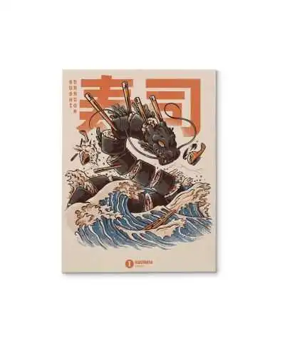 Ilustrata Sushi Dragon - obraz na płótnie