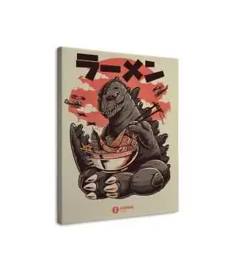 Ilustrata Godzilla - obraz na płótnie