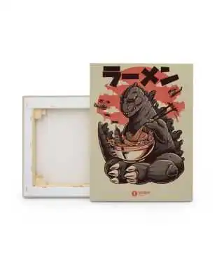 Ilustrata Godzilla - obraz na płótnie