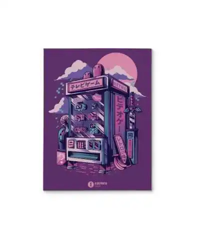 Ilustrata Retro Vending Machine - obraz na płótnie