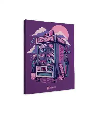 Ilustrata Retro Vending Machine - obraz na płótnie