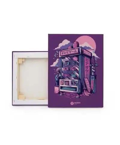 Ilustrata Retro Vending Machine - obraz na płótnie