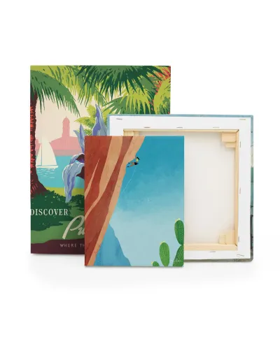 Canyon Climb - obraz na płótnie